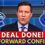 CONFIRMED NOW! STAR FORWARD HEADING TO VANCOUVER! A HUGE MOVE HAPPENING IN THE NHL! CANUCKS NEWS