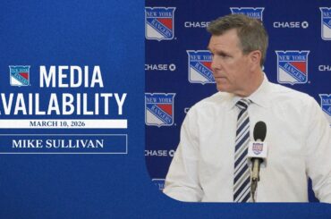 NYR vs CGY: Mike Sullivan Postgame Media Availability | Mar. 10, 2026