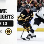 HIGHLIGHTS: LA Kings at Boston Bruins | 03.10.26 at BOS