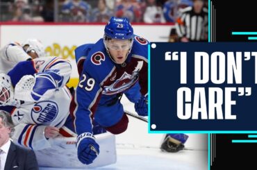Connor Ingram Injured By MacKinnon But Bednar Says No Major Penalty Deserved