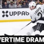 HARD-FOUGHT: LA Kings overtime drama in Boston, Darcy Kuemper REGAINS form, wildcard race HEATS UP