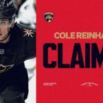 Florida panthers have claimed left winger Cole Reinhardt from waivers