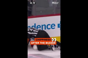 Things got chippy after the buzzer in Flyers vs Capitals
