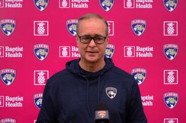 Paul Maurice: Florida Panthers Make Lineup Changes Before Hosting Columbus Blue Jackets