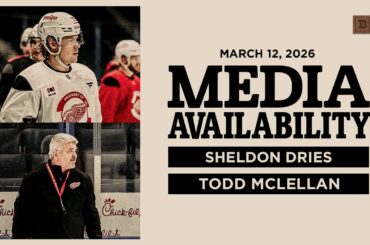 Todd McLellan & Sheldon Dries Morning Skate Media | March 12, 2026