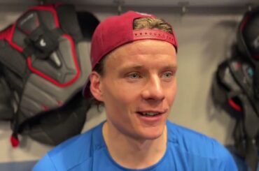 Avalanche forward Victor Olofsson on the impact of Gabe Landeskog's absence