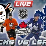 Anaheim Ducks vs Toronto Maple Leafs LIVE 🔴 | NHL LIVE Stream Reaction & Play By Play