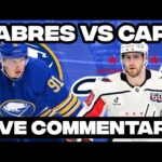 Washington Capitals Vs Buffalo Sabres LIVE COMMENTARY! | 2025-26 NHL Season