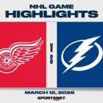 NHL Highlights | Red Wings vs. Lightning - March 12, 2026