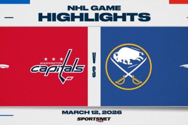 NHL Highlights | Capitals vs. Sabres - March 12, 2026