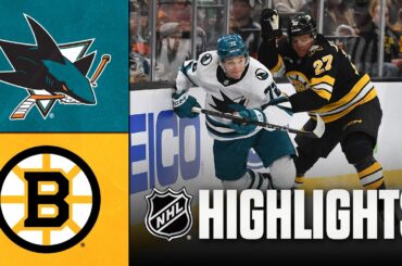 Sharks vs. Bruins | NHL Highlights | March 12, 2026