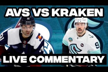 Colorado Avalanche Vs Seattle Kraken LIVE COMMENTARY! | 2025-26 NHL Season
