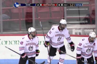 Men's Hockey: Northeastern defeats Maine 3-2 in overtime