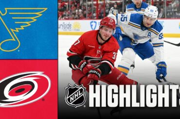 Blues vs. Hurricanes | NHL Highlights | March 12, 2026