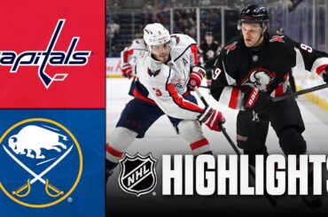 Capitals vs. Sabres | NHL Highlights | March 12, 2026