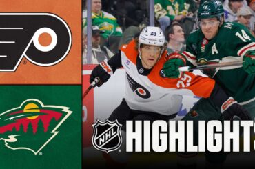 Flyers vs. Wild | NHL Highlights | March 12, 2026
