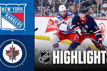 Rangers vs. Jets | NHL Highlights | March 12, 2026
