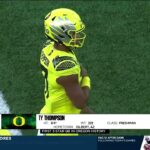Oregon QB Ty Thompson Debut