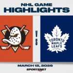 NHL Highlights | Ducks vs. Maple Leafs - March 12, 2026