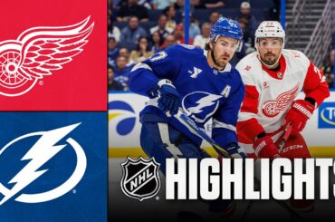 Red Wings vs. Lightning | NHL Highlights | March 12, 2026