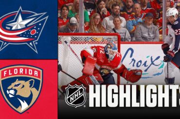 Blue Jackets vs. Panthers | NHL Highlights | March 12, 2026