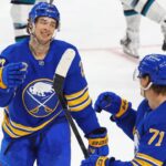 Sabres' Jack Quinn Buries Three Times vs. Sharks For First Career Hat Trick
