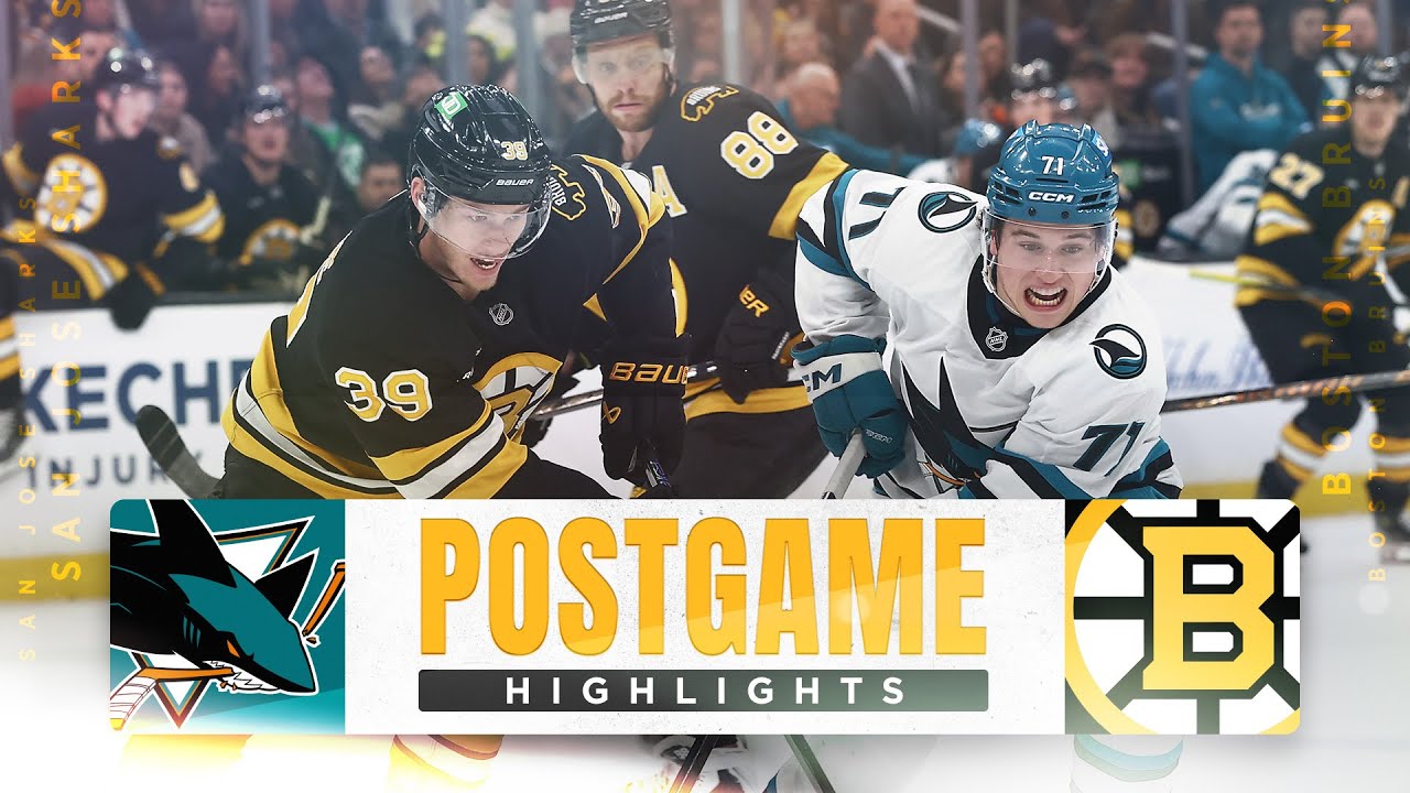 CONDENSED GAME: Boston Bruins vs. San Jose Sharks - 3/12/2026