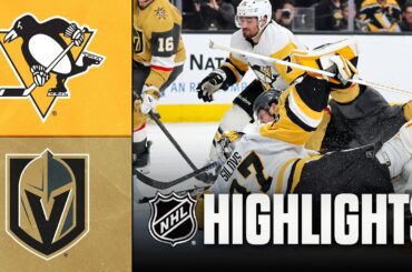 Penguins vs. Golden Knights | NHL Highlights | March 12, 2026