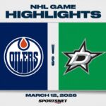 NHL Highlights | Oilers vs. Stars - March 12, 2026