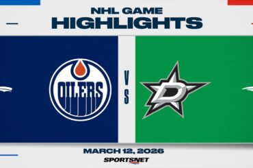 NHL Highlights | Oilers vs. Stars - March 12, 2026