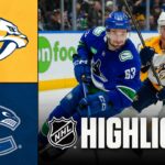 Predators vs. Canucks | NHL Highlights | March 12, 2026