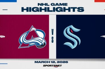 NHL Highlights | Avalanche vs. Kraken - March 12, 2026