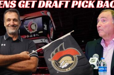 Breaking News: Ottawa Senators 2026 1st Rd Pick Restored - NHL Modifies Punishment With Conditions