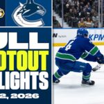 Nashville Predators at Vancouver Canucks | FULL Shootout Highlights - March 12, 2026