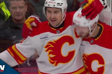 Flames' Mikael Backlund Puts Goal Past Jacob Markstrom For 600th Career Point