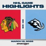 NHL Highlights | Blackhawks vs. Mammoth - March 12, 2026