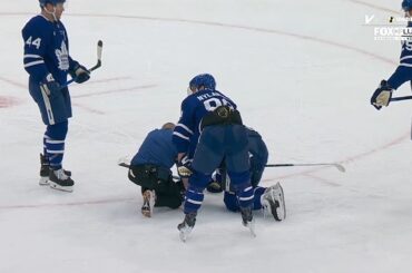 Radko Gudas 🚫Game Misconduct🚫 Kneeing Against Auston Matthews