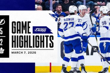 Lightning vs. Maple Leafs | Lightning Radio Highlights | March 7, 2026