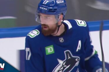 Canucks' Filip Hronek Snipes Top Corner For Late Tying Goal vs. Predators