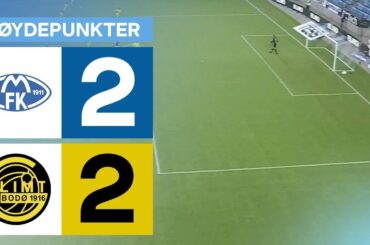 Molde 2 - 2 Bodø/Glimt - Høydepunkter