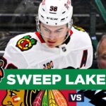 BLACKHAWKS POSTGAME: Bedard BURIES OT Winner, CHI Completes Season Sweep vs UTA | CHGO Blackhawks