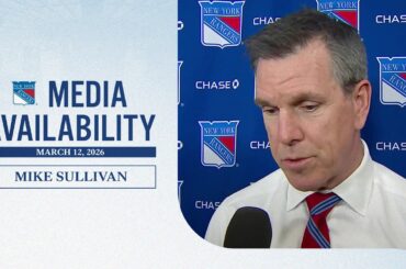NYR at WPG: Mike Sullivan Postgame Media Availability | March 12, 2026