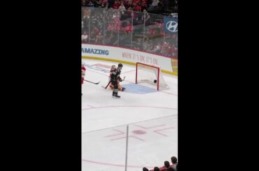 Jack Hughes with a Short Goal vs. Calgary Flames