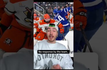 How many games will he get for this awful hit?🤔 #hockey #NHL #leafsnation #anaheimducks