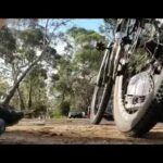 Curve Cycling Grovel (Kevin) Steel Gravel Bike Riding the Red Hill Mountain Bike Trails