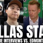 Justin Hryckowian & Dallas Stars Respond to Connor McDavid THROWING PUNCHES in Oilers vs. Stars