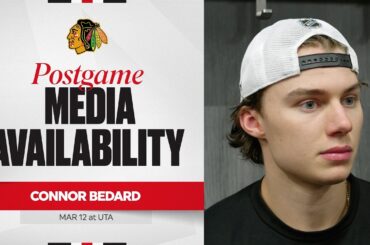"Just gets you going a bit." | Connor Bedard Postgame 3.12.26