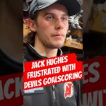 Jack Hughes FRUSTRATED with Devils goalscoring after loss to Flames