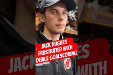 Jack Hughes FRUSTRATED with Devils goalscoring after loss to Flames