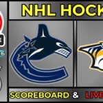 🔴 Nashville Predators vs Vancouver Canucks LIVE | Mar 12, 2026 | NHL Regular Season  LIVE SCOREBOARD